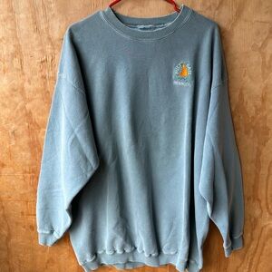 Full Sail Brewing Co Crewneck Heavyweight Sweatshirt light Blue Gray